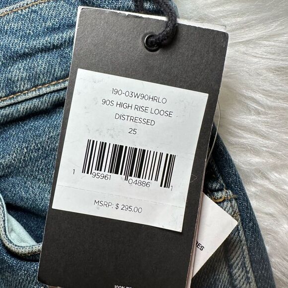 NWT Re/Done 90s High Rise Loose Jeans - Picture 3 of 10
